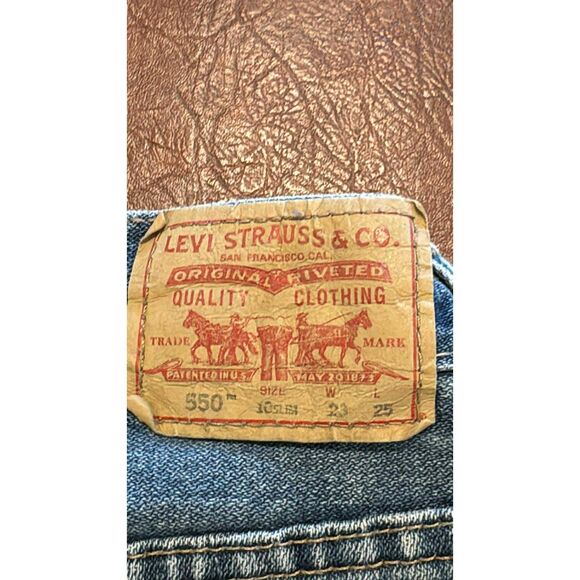 Boys jeans Levi's  Strauss 550 10 Slim 23x25 Relaxed Fit - Picture 4 of 5